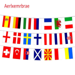 Aerlxemrbrae 14*21cm N&ouml;&ouml;rilipp 32 riiki &uuml;le maailma rahvuslipp v&auml;ike lipp rippuvad lipud 20 x 30cm 200pcs valge