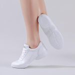 Aerobika kingad Valged Fitness kingad Spordi Cheerleading kingad Naiste Treening V&otilde;istlus Esitluskingad Pehme tald Lapsed 38 gray