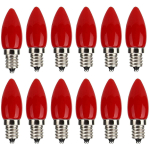 10 tk E12 LED k&uuml;&uuml;nlalamp 220V Klaaskate Punane valgustuslamp Buddha lootus Jumala lamp SMD2835 LED-valgusti 10pcs led bulb