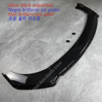 Esip&otilde;rniku Huul Spoiler Splitter Difuusor Lexus IS 300 2021+ Kerakomplektid Must V&auml;rvimata Kvaliteetne ABS Auto Liist Kerakomplektid Gloss Black Unpiant gray