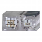 Prada Rejuvenation komplekt reisisuuruses/kogemussuuruses, aktiivne n&auml;okreem + v&auml;hendav silmakreem, v&auml;ike proov [Silmakreem 1ml + N&auml;okreem 1ml]*5 komplekti pruun
