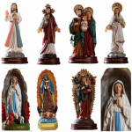 1 tk &otilde;nnistatud P&uuml;ha Neitsi Maarja skulptuur Jeesus Kristus laual olev kuju figuur Lourdesi Jumalaema kujud B