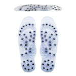 Unisex magnetilised akupunktuuri massaažiga tallad 68 magnetiga Mugavad sisetallad igap&auml;evaseks kasutamiseks L EU 41-45 blue