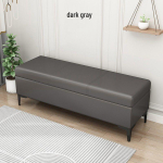 Nahast panipaiguga taburet: Mitmek&uuml;lgsed istumiskohad magamistuppa, elutuppa v&otilde;i poodi 70*40*42cm - With Storage