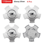 4 tk 53mm/100mm/110mm Auto Ratta Keskmised Katted Embleemiga Tarvikud Opel Insignia Corsa Antara Astra Zafira Omega Vectra jaoks white
