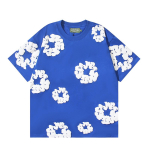 Ameerika mood streetwear Y2K l&uuml;hikeste varrukatega mugav vabaaja topp M blue