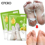 Jalgade kooriv jalamask Naha koorimine surnud nahka Jalgade mask Sokid pedik&uuml;&uuml;riks Sokid Jalakreem kontsadele 2Pairs green