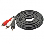 3,5 mm 1/8'' isane stereo minipistik 2 RCA stereotelefoni arvuti helik&otilde;lari kaabel