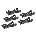 EY-J06A 5tk 5mm juhtmega rev&auml;&auml;riga mikrofoni lipsuklamber 5 Pcs must