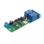 Sonoff Smart Wifi l&uuml;liti universaalne moodul 2CH USB DC5V/7-32V juhtmevaba l&uuml;liti taimer Telefon APP kaugjuhtimispult roheline