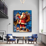 Teemantmaali ise Teemantmaal Tikand J&otilde;uluvana Kingitus Seljakott Kodukaunistus Dimond Mosaiic Kingitus 20X30CM