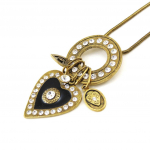 Les Tr&eacute;sors De Lily [C7662] - Collier Cr&eacute;ateur 'Queen' Dor&eacute; kuld