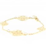 Les Tr&eacute;sors De Lily [H6221] - Bracelet Plaqu&eacute; Or 'Chor&eacute;graphie' kuld