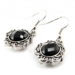 Les Tr&eacute;sors De Lily [J1107] - Boucles Cr&eacute;ateur 'Kilimanjaro' noir must