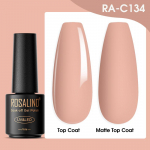 ROSALIND 7ml Geel Nial Polish Poolp&uuml;siv k&uuml;&uuml;nelakk Top Base Coat UV geel k&uuml;&uuml;nte kunsti kujundamiseks