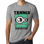 Meeste Vintage T-s&auml;rk Graafiline T-s&auml;rk Tennis Monster Hall Melange XS kanarbiku halli v&auml;rvi