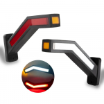 2 TK haagise LED k&uuml;lgmarkeri valgustuse kontuurimarker veoauto valgusti kaubiku LED tuled haagise k&uuml;lgmarker 2pcs