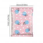 Cartoon Bear vaakumkott riietele Teki hoiukott Kapp Riidekapp Korraldaja Ruumis&auml;&auml;stlik Kokkusurutud tihendkott Kodukorrastaja 70x50cm