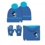 3-osaline komplekt M&uuml;tsikindad Snood Mickey - fliisist kaelasoojendaja (sinine) junior sinine
