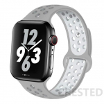 Spordi silikoonrihm Apple Watchi rihm 44 mm 40 mm 42 mm 38 mm 44 mm kellarihm Hingav k&auml;ev&otilde;ru Apple k&auml;ekell 6 rihm iWatch 5 4 3 se 42 or 44 mm&M-L