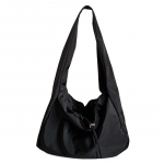 Yogodlnsi suure mahutavusega nailonist &otilde;lakott, naissoost kerge reisikott vabaaja &uuml;hev&auml;rviline Crossbody kott Designer Hobo kott rahakott 40*23*36cm must