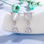 SACE GEMS tsirkoonk&otilde;rvar&otilde;ngad naistele, kingitused pulmapeole valge