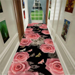 Kvaliteetne kuldne teemant sametvaip 3D prinditud vaip elutuba suure pindalaga vaibad Magamistoa vaip Moodne kodu salongivaip 100x300cm