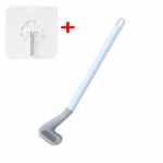 Creative Vastupidav golfi tualetihari Seinale paigaldatav mittesurnud nurga puhastav silikoonhari Pika varrega WC-hari Kodumajapidamises kasutatavad vannitoa puhastamise t&ouml;&ouml;riistad