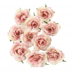 10 tk/komplekt Simulatsioonilised lillepead Erksad kauakestvad multifunktsionaalsed kunstroosi lillepead koju