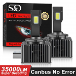 2tk 35000Lm D3S LED esitule pirnid D1S D2S D4S D8S D1R D2R D3R D4R D8R turbo LED CSP kiibid Tuled BMW Benz Volvo lambile D8S