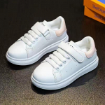 Laste valged kingad Ehtsast nahast poiste tossud t&uuml;drukutele vabaaja jooksujalatsid 26 roosa