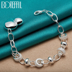 Love Heart O-Chain k&auml;ev&otilde;ru h&otilde;bedased v&otilde;luvad ehted 20cm