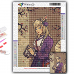 5D Teemantmaaling Multifilm Anime m&auml;ng Tegelaste Ristpistes Teemanttikandid Mosaiik Full Round 20X30CM