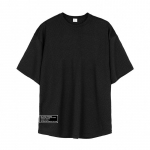 Muscleguysi meeste T-s&auml;rgid L&uuml;hikeste varrukatega Suvised lahtised v&otilde;rktopid Sport Suured &Uuml;markaelus Lihtsalt sobivad poolvarrukad M must