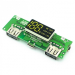 LED kahekordne USB 5 V 2,4 A mikro/C-t&uuml;&uuml;pi USB mobiilne toitepank 18650 laadimismoodul liitiumaku laadija plaadi vooluahela kaitse 5V 2A