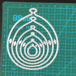 6 tk/partii &otilde;hupallid metallist l&otilde;ikevormid, &scaron;abloonid, stantsitud scrapbooking k&auml;sit&ouml;&ouml;margid