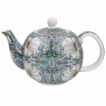 Les Tr&eacute;sors De Lily [A3333] &ndash; sinine portselanist teekann  William Morris Collection  (Pimpernel) - l&auml;bim&otilde;&otilde;t 13 cm sinine