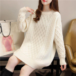 Pullover kampsun s&uuml;gis-talvine kampsun mood pullover avara pikkade varrukatega kaeluses praetaignast sviiter naistele One Size roosa