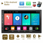 Autoraadio GPS 2 din Android Carplay Universal 10  Volkswagen Nissan Hyundai Toyota multimeediumipleierile 7inch,1+16GB