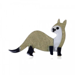 Blucome kohandatud erksad nirk prossid kunstnahast n&ouml;&ouml;pn&otilde;elad akr&uuml;&uuml;list ehted, naised, lapsed, kogunevad reisikaunistused. hall v&auml;rv