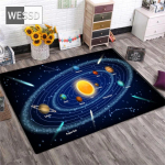 3D P&auml;ikeses&uuml;steemi elutoa vaip Kosmoseplaneedi vaip poisi magamistuppa libisemisvastane matt vannituba kodu sisustus p&otilde;randamatt 120x180cm 1pcs