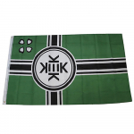 MemeWerksi Keki lipp Kekistan Flag Vabariigi lipu b&auml;nner 90*150cm One Size roheline