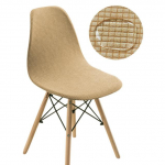 Veekindel Shell tooli kate Elastne k&ouml;&ouml;gitooli katted S&ouml;&ouml;gituba Jacquard Tooli Istmekatted Bankett Pulmad Kaunista 1 tk 1-PCS khaki
