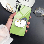Naljakas armas Duck Fundas &uuml;mbris Samsung Galaxy A52 A70 A71 A73 A53 A13 5g A03 A72 A22 A21s A03 Core A42 karastatud klaasist kate For Samsung A41