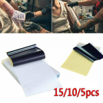15/10/5 tk Tattoo Transfer Paper 5Pcs valge