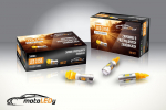 2 tk LED pirn 3156, P27W 12-24V 1600lm CANBUS oranž