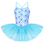 Lastele T&uuml;drukutele Baleriini Haldja L&otilde;pupeokost&uuml;&uuml;m Laste Litritega Merineitsi tantsukleit Tantsur&otilde;ivad V&otilde;imlemistrikood Balleti Tutu kleit 3-4 Years roheline