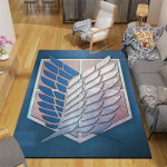 Anime Attack on Titan libisemiskindlad vaibad Suured elutoa vaibad Mugavad vaibad Pehme p&otilde;randamattide vaibad magamistoas 80cm x 120cm