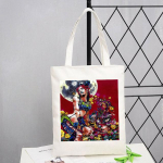 jojo Bizarre Adventure Print Ostukott Ostukorv Naiste l&otilde;uend kandekotid Printimine Eco &otilde;lakotid Ostukorv Toidukaupade kott 24*26cm