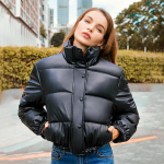 Talvine l&uuml;hike mantel naiste moekas mantel Naiste elegantne lukuga naiste XL must